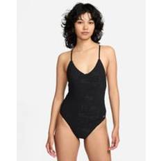 Nike Swimwear Nike One-piece swimsuit for girls Retro Flow Noir