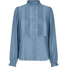 Lollys Laundry Dame Skjorter Lollys Laundry Ariel Skjorte, Dusty Blue
