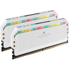 Corsair DOMINATOR PLATINUM RGB 64GB 2x32GB DDR5 DRAM 5600MT/s CL40 Memory Kit White