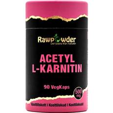 Rawpowder Acetyl L-Karnitin 500mg 90 Kapslar 90 stk