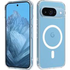 Google Pixel 9 Mobiletuier Eiderwood Google Pixel 9 Hårdt Plastik Cover MagSafe Kompatibel Gennemsigtig