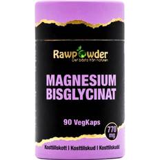Magnesium bisglycinat Rawpowder Magnesium Bisglycinat 770mg 90 Kapslar