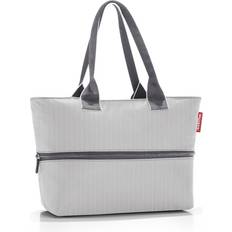 Wasserabweisend Tragetaschen Reisenthel Shopper E1 Herringbone Grey grau