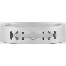 Serge Denimes Silver Razor Ring men Jewellery silver in size:20 MM