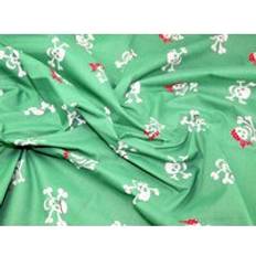 Hemtextil Minerva Printed Polycotton Fabrics Green