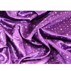 Hemtextil Minerva Sequin Satin Fabrics Purple