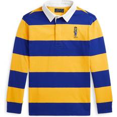 Polo Shirts Children's Clothing on sale Polo Ralph Lauren Big Boys Bear Cotton Jersey Rugby Shirt Multi