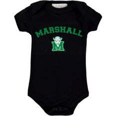 Two Feet Ahead Infant Boys and Girls Black Marshall Thundering Arch and Logo Bodysuit Black