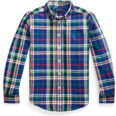 Shirts Polo Ralph Lauren Big Boys Plaid Cotton Oxford Shirt Multi