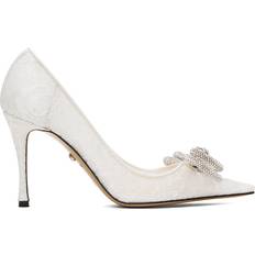 Mach & Mach White Double Bow Heels White IT