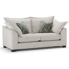 Furniture Oak Furnitureland Ivory Fabric 3 Sofa
