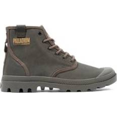 Grijs - Man Kanten Laarzen Palladium Pampa Hi Coated - Marron