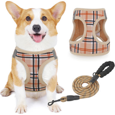 Ophelia & Co Mesh Dog Harness Leash brown
