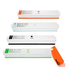 Vacuum Sealers Greenzech Orange, Plug Automatic Vacuum Sealer 80W 220V/50Hz 110V/60Hz