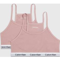 Calvin Klein Toppar Barnkläder Calvin Klein Racerback Bralette 2 Pack - Velvetpink