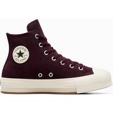 Rouge Sneakers Converse Chuck Taylor All Star EVA Lift - Anthracite/Lie De Vin/Blanc Cassé