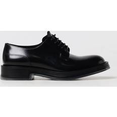 Alexander McQueen Men Low Shoes Alexander McQueen Brogue Shoes Men color Black