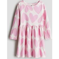 Dresses H&M Printed Cotton Dress Pink 2T 1½-2Y