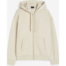 H&M Outerwear H&M Loose Fit Hooded Jacket Beige