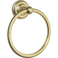 Gold Towel Rings Designers Impressions Royal Brushed MBA7724