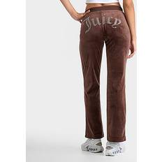 Juicy Couture Women Pants & Shorts Juicy Couture Women's OG Big Bling Velour Track Pants