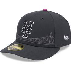 New Era Men's MLB York Mets 2024 City Connect Low 59FIFTY Fitted Hat, Graphite