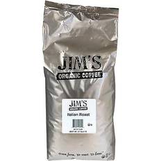 Organic Whole Bean Coffee Jim's Organic Coffee Organic Whole Bean Coffee Very Dark Italian Roast