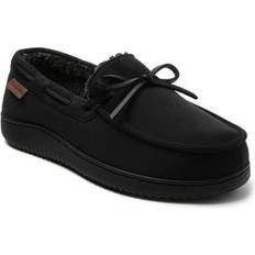 TPR Slippers Dearfoams Mens Moccasin Slippers, X-large, Black X-large