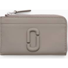 Multicolored Wallets Marc Jacobs The Leather J Top Zip Multi Wallet Cement Wallet Handbags - Beige