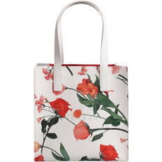 Ted Baker Polyurethane Totes & Shopping Bags Ted Baker Women's Fleucon Floral Print Small Icon Tote Bags - White