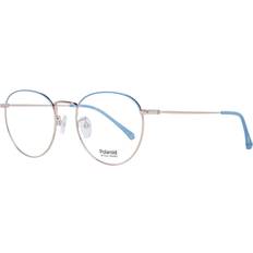 Rose Gold Glasses Polaroid PLD D396/G QWU, including lenses, ROUND Glasses, UNISEX Rose gold