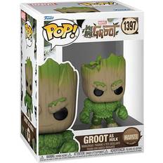 The Hulk Toy Figures Funko POP! Groot As Hulk We Are Groot