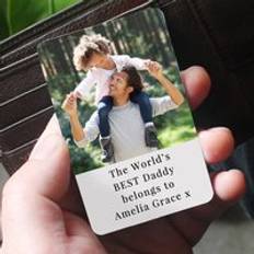 Personalised Memento Company Dads Photo Upload Wallet Card