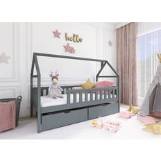 Letti a soppalco Hausbett Kinderbett BLAIR 200 x 90 cm