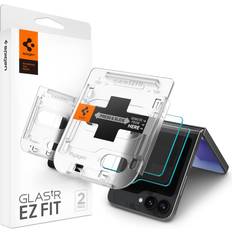 Screen Protectors Spigen [glastr ez fit] tempered glass protector for galaxy z flip 6 2p Transparency