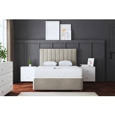 White Frame Beds DS Living Super Cream Amelia Frame Bed