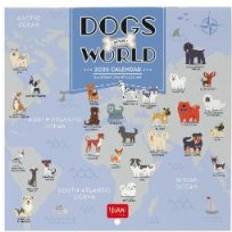 Legami 2025 Dogs Of The World Mini Wall Calendar