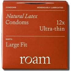 Roam Buy 12 Ultra Thin Condoms for Safer Sex Large Fit