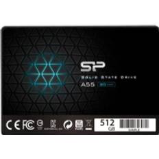 Silicon Power A55 512GB 2.5 SATA3 500/450 3D NAND SSD, 7mm BULK