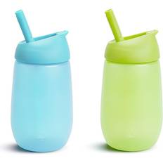 Machine Washable Sippy Cups Munchkin Simple Clean Straw Cup 300ml 2-pack