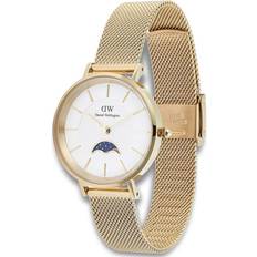 Daniel Wellington Armbandsur Daniel Wellington Petite Moonphase DW00100771 Vit damklocka