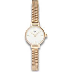 Daniel Wellington Klockor Daniel Wellington Petite Mini Evergold DW00100745 Vit damklocka