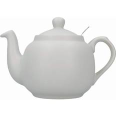 Leak-Proof Teapots London Pottery Farmhouse 4 Cup Nordic Grey Teapot 0.32gal