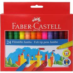 Pennini Faber-Castell Felt Tip Pen Jumbo Cardboard Wallet 24-pack