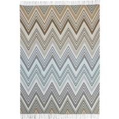 Missoni Home Plume Plaid Blankets Beige, Multicolour (190x130cm)