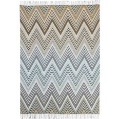 Missoni Home Plume Plaid Blankets Multicolour, Beige (190x130cm)