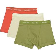 Elastano/Lycra/Spandex Ropa interior de hombre Calvin Klein Cotton Stretch Trunk 3-pack - Green