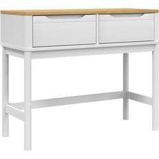 vidaXL Floro White/Natural Konsolbord 36.5x89.5cm