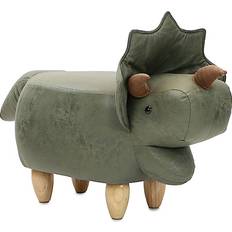 Pouffes Critter Sitters Triceratops Dinosaur Ottoman