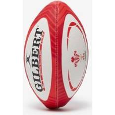 White Rugby Balls Gilbert Wales Replica Mini Rugby Ball White mini